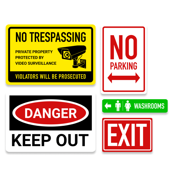 Aluminum Signs (1 Side)