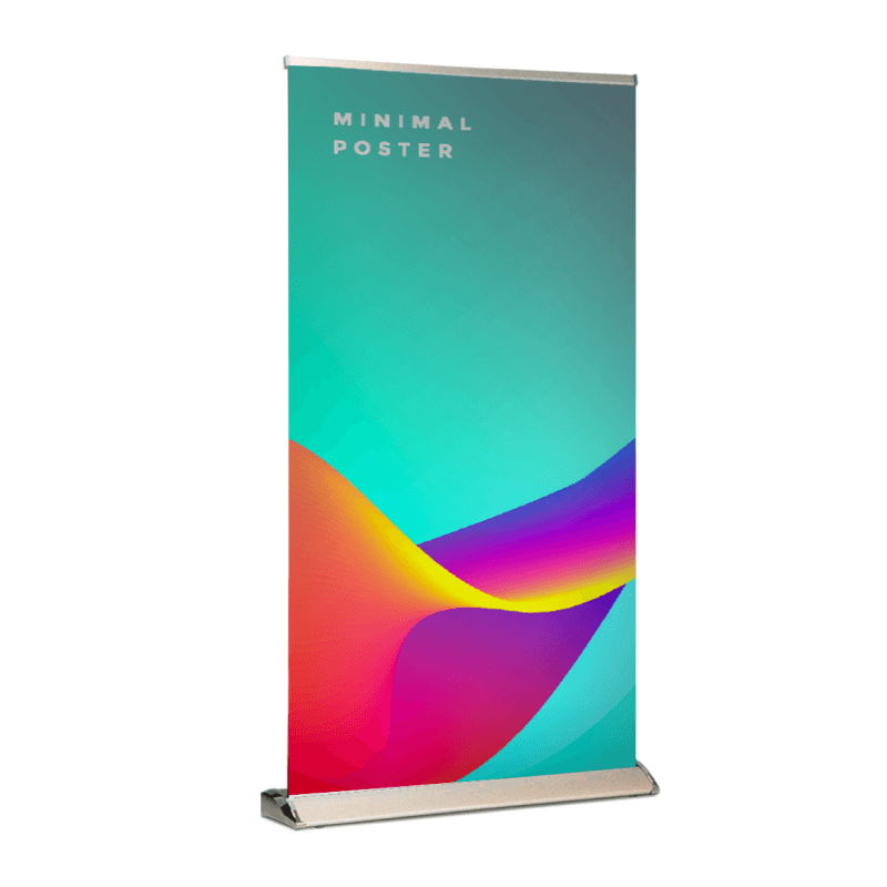 Premium Wide Stand 13oz Matte Vinyl Pull up Banner